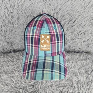 T.O.M Beard Care Bros OSFM Plaid Multicolor Mesh‎ Back Snapback Cap